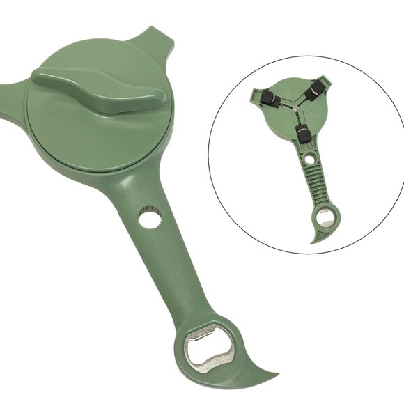 Kuhn Rikon 5-in-1 Jar & Bottle Opener NEW SAGE GREEN - Picture 5 of 5